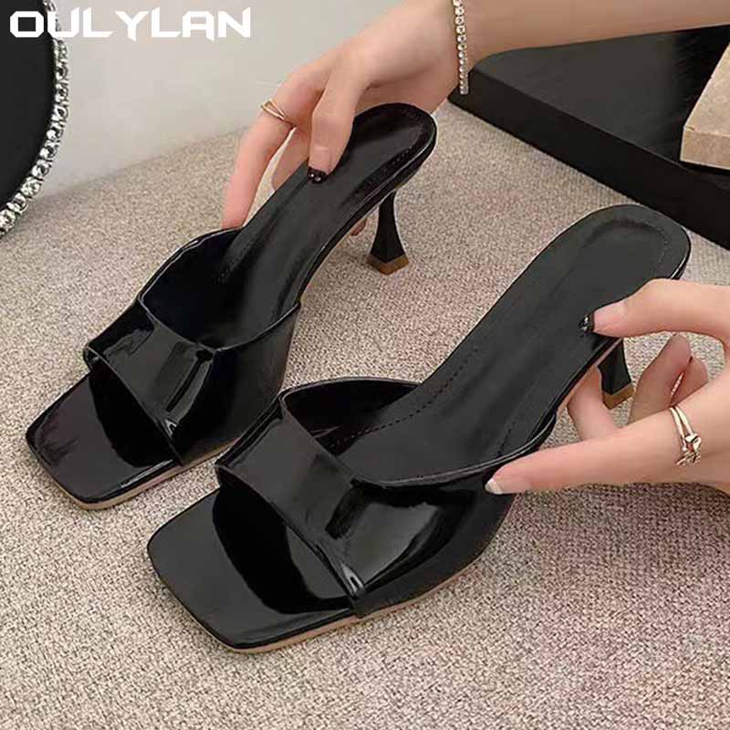 Casual Sandal Leather - Women's Summer Women's Slippers Lacquer Leather