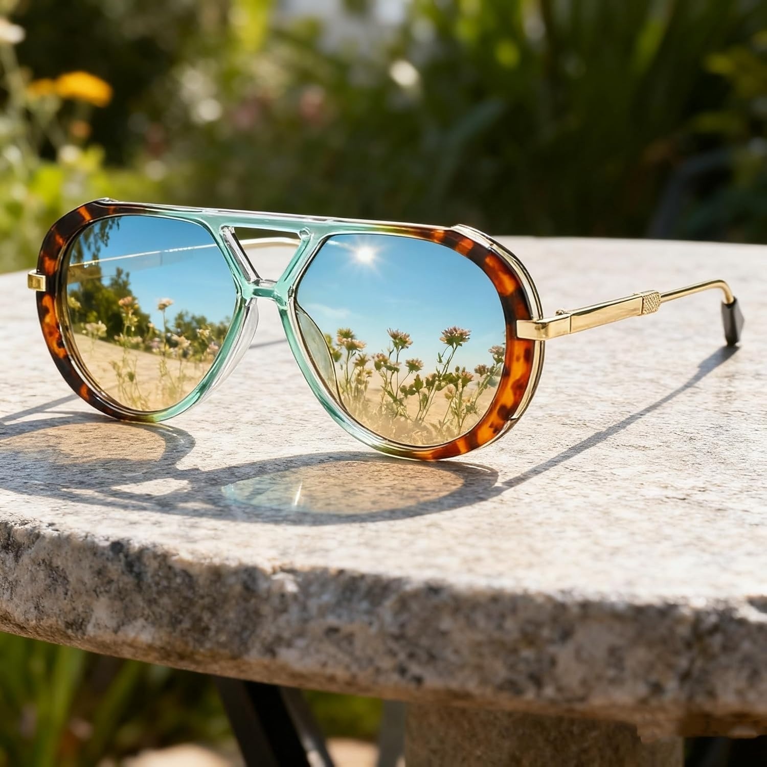 Oversized Polarized Aviator Su - Sunglasses Aviator Polarized review and price