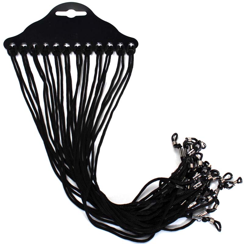 Hot Sale 12pcs/set Black Nylon - Sunglass Retainer Cord review and price