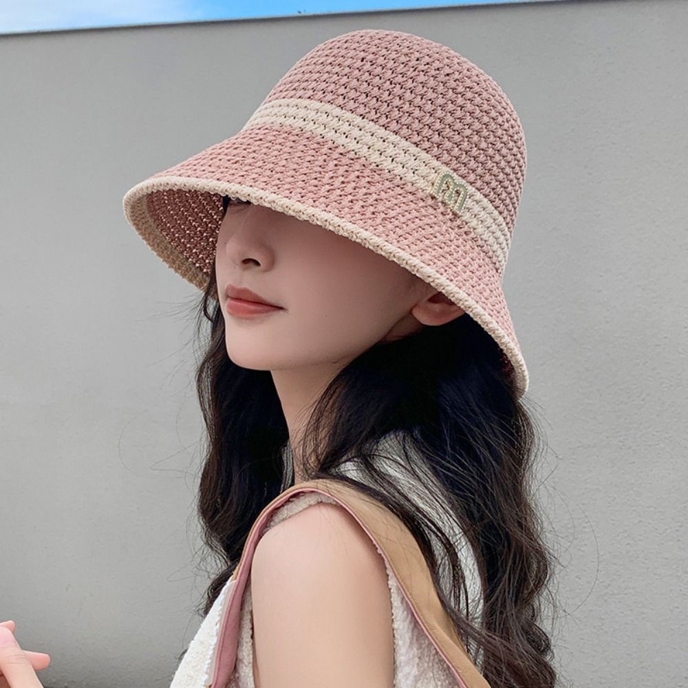 Breathable Elegant Bow Fisherm - Bucket Hat Straw review and price