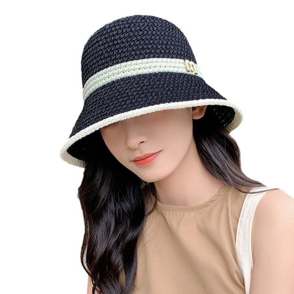 Breathable Elegant Bow Fisherm - Bucket Hat Straw review and price