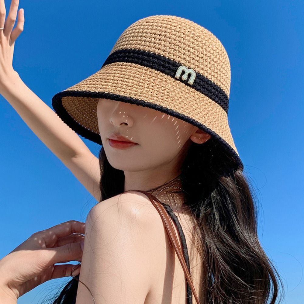 Breathable Elegant Bow Fisherm - Bucket Hat Straw review and price