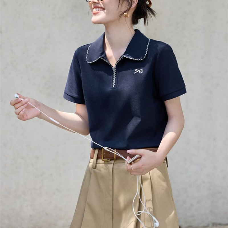 Women's Slim Fit Figure Flatte - Polo Shirt Pique review and price
