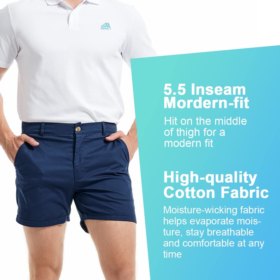 AIMPACT Men's Summer Slim-fit  - Shorts Chino Slim review and price