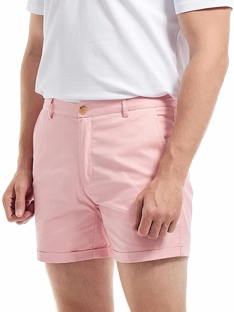 AIMPACT Men's Summer Slim-fit  - Shorts Chino Slim review and price