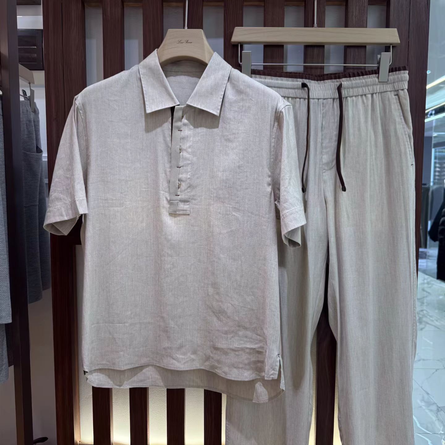 Summer casual luxurious high q - Short Linen Drawstring review and price