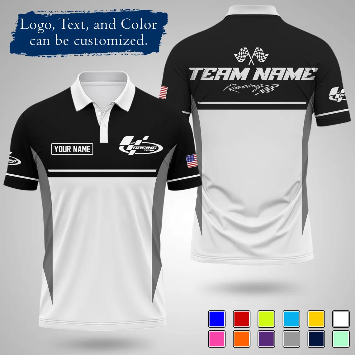 2026 New Custom Racing Polo Sh - Polo Shirt Pique review and price