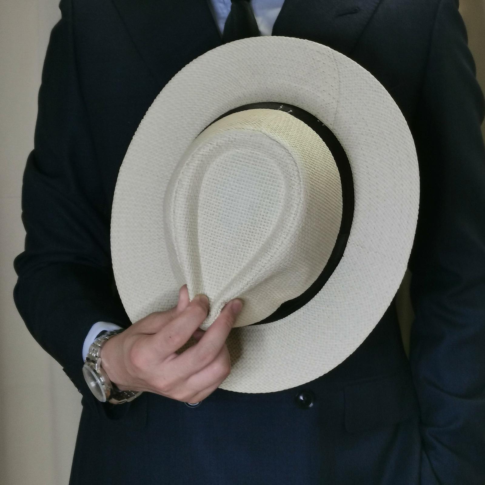Men Summer Panama Straw Hat Na - Bucket Hat Straw review and price