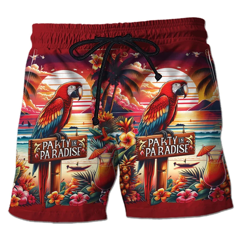 Parrot Toucan 3D Print Short P - Trunks Board Surf review and price