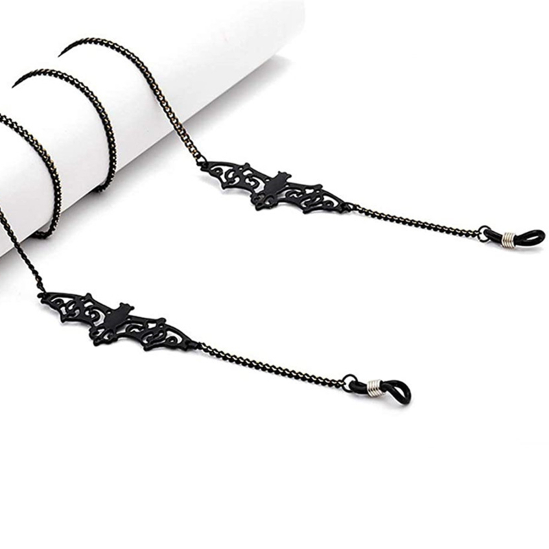 1-10PCS Gothic Bat Eyeglass Ch - Sunglass Retainer Cord review and price