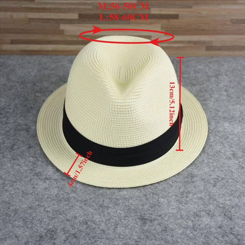 New Big Size Narrow Brim 4cm S - Bucket Hat Straw review and price