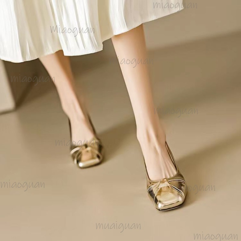 Cover Toe Low Heel Pumps Women - Casual Sandal Leather review and price