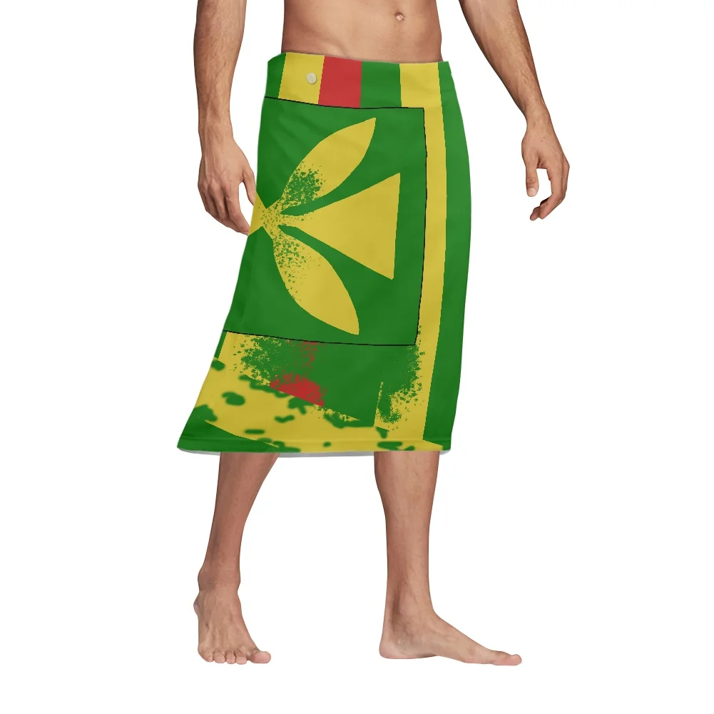 Polynesian Tribal Tattoo Print - Sarong Men Wrap review and price