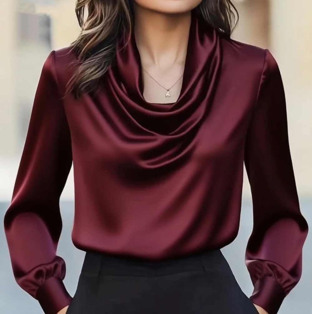 Autumn fashion elegant tempera - Shirt Camp Collar review and price
