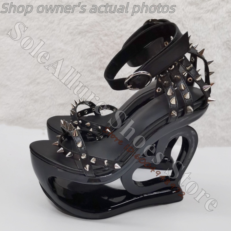 Hot Pink Spike Stud Caged Hear - Casual Sandal Leather review and price