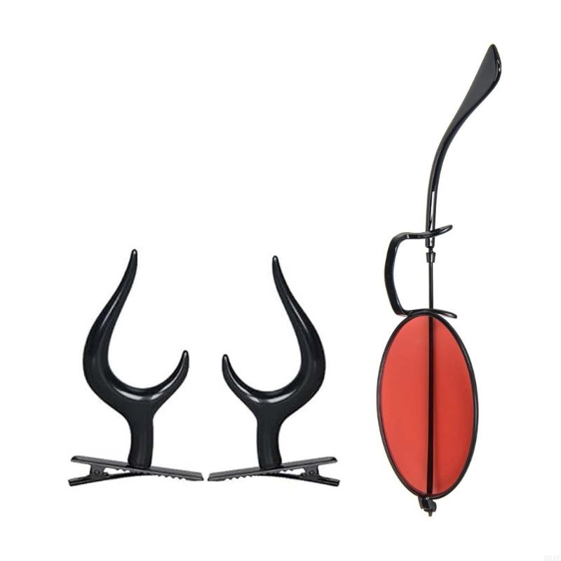DXAE Devil Horns Hair Clips Mo - Sunglass Retainer Cord review and price