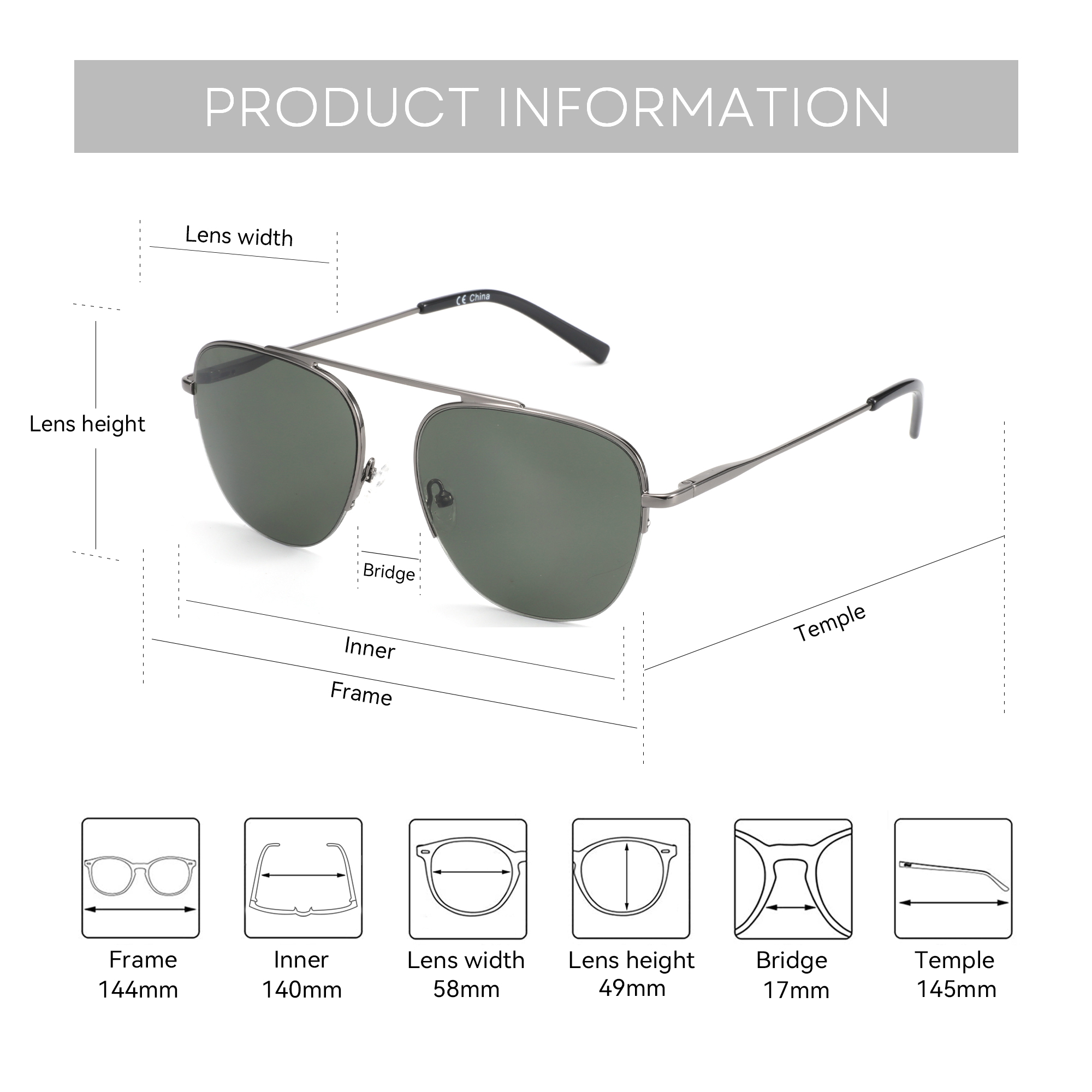 BLUEMOKY Fashion Polarized Pre - Sunglasses Aviator Polarized review and price
