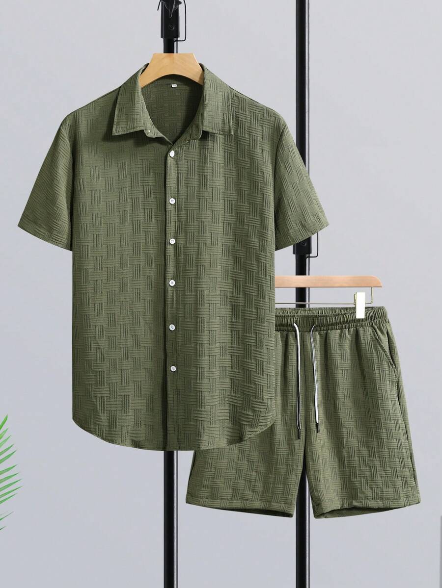 Manfinity RSRT Men's Mature Va - Short Linen Drawstring review and price