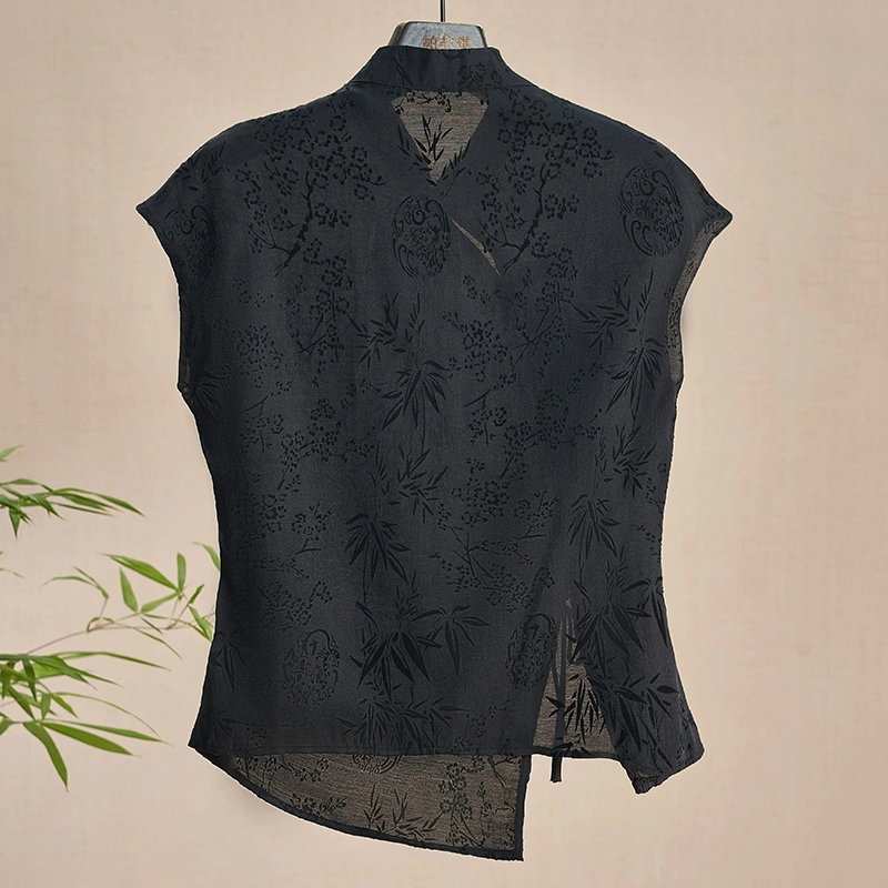 Retro Thin Shirt New Chinese S - Shirt Camp Collar review and price