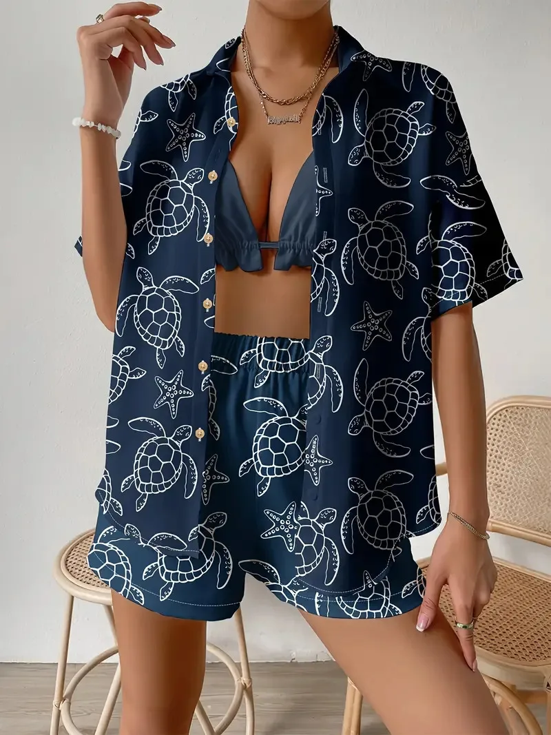 Fashion Print Beach Holiday 2- - Shirt Camp Collar review and price