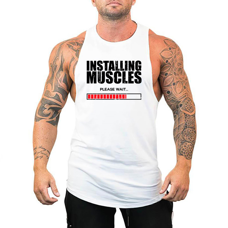 Installing Muscles Please Wait - Tank Top Muscle review and price