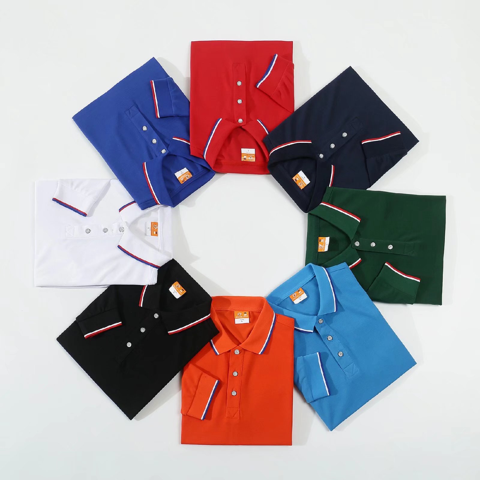 High-end T-shirt work clothes  - Polo Shirt Pique review and price