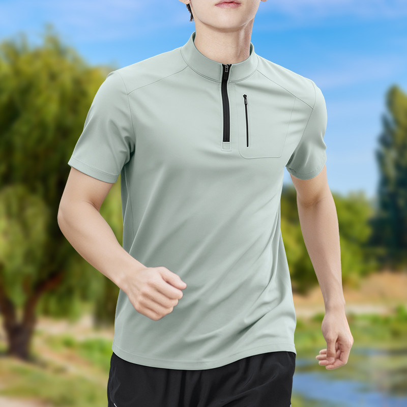 Men's Half-Zip High-Stretch Qu - Shirt Camp Collar review and price