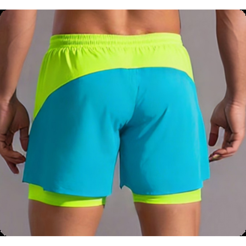 Men'S Two-In-One Double Layer  - Trunks Board Surf review and price