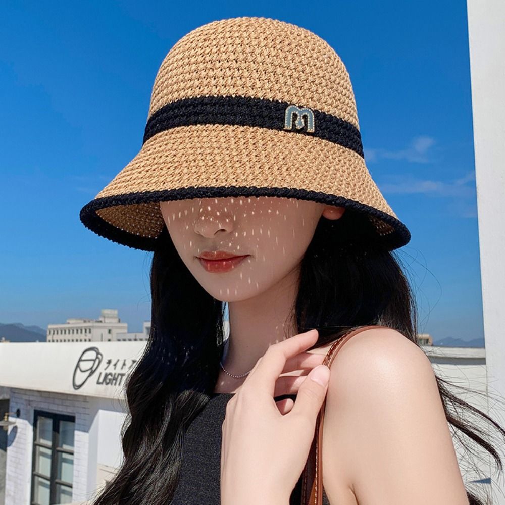 Elegant Bow Fisherman Hat Fold - Bucket Hat Straw review and price