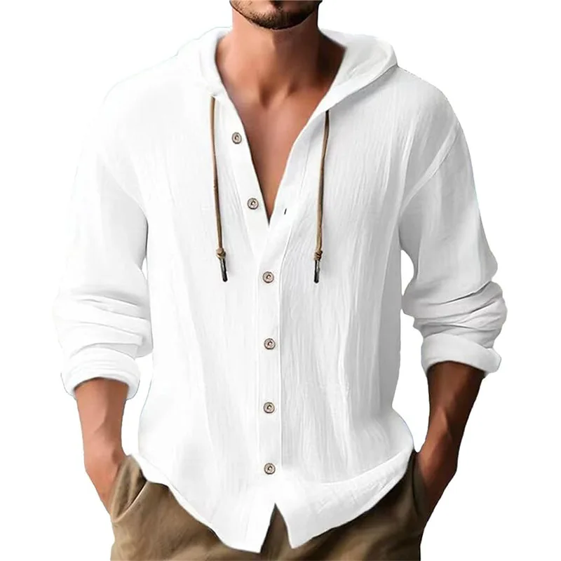 Men's solid color casual long- - Short Linen Drawstring review and price