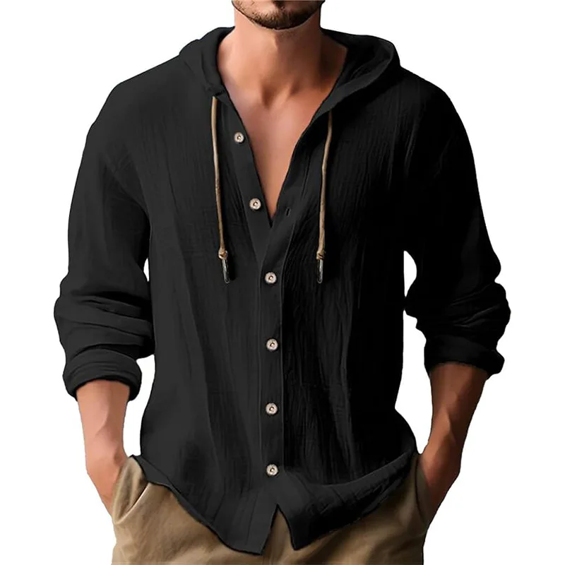 Men's solid color casual long- - Short Linen Drawstring review and price
