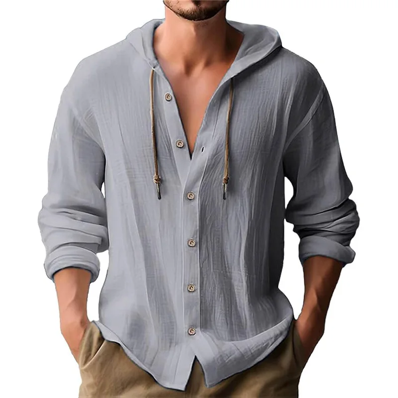 Men's solid color casual long- - Short Linen Drawstring review and price