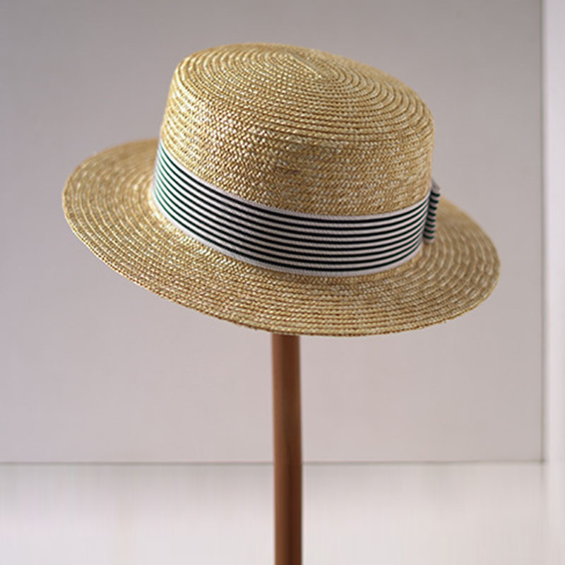 Wide Brim Boater Hats Flat Top - Bucket Hat Straw review and price