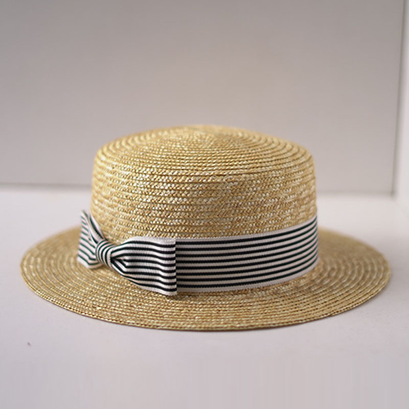 Wide Brim Boater Hats Flat Top - Bucket Hat Straw review and price