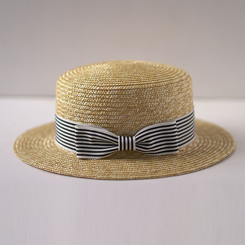 Wide Brim Boater Hats Flat Top - Bucket Hat Straw review and price