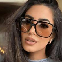 Black Double‑Bridge Aviator‑St - Sunglasses Aviator Polarized review and price