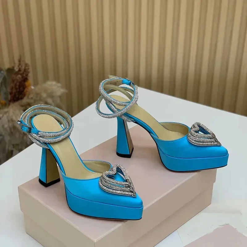 Platform Crystal Love Decorati - Casual Sandal Leather review and price